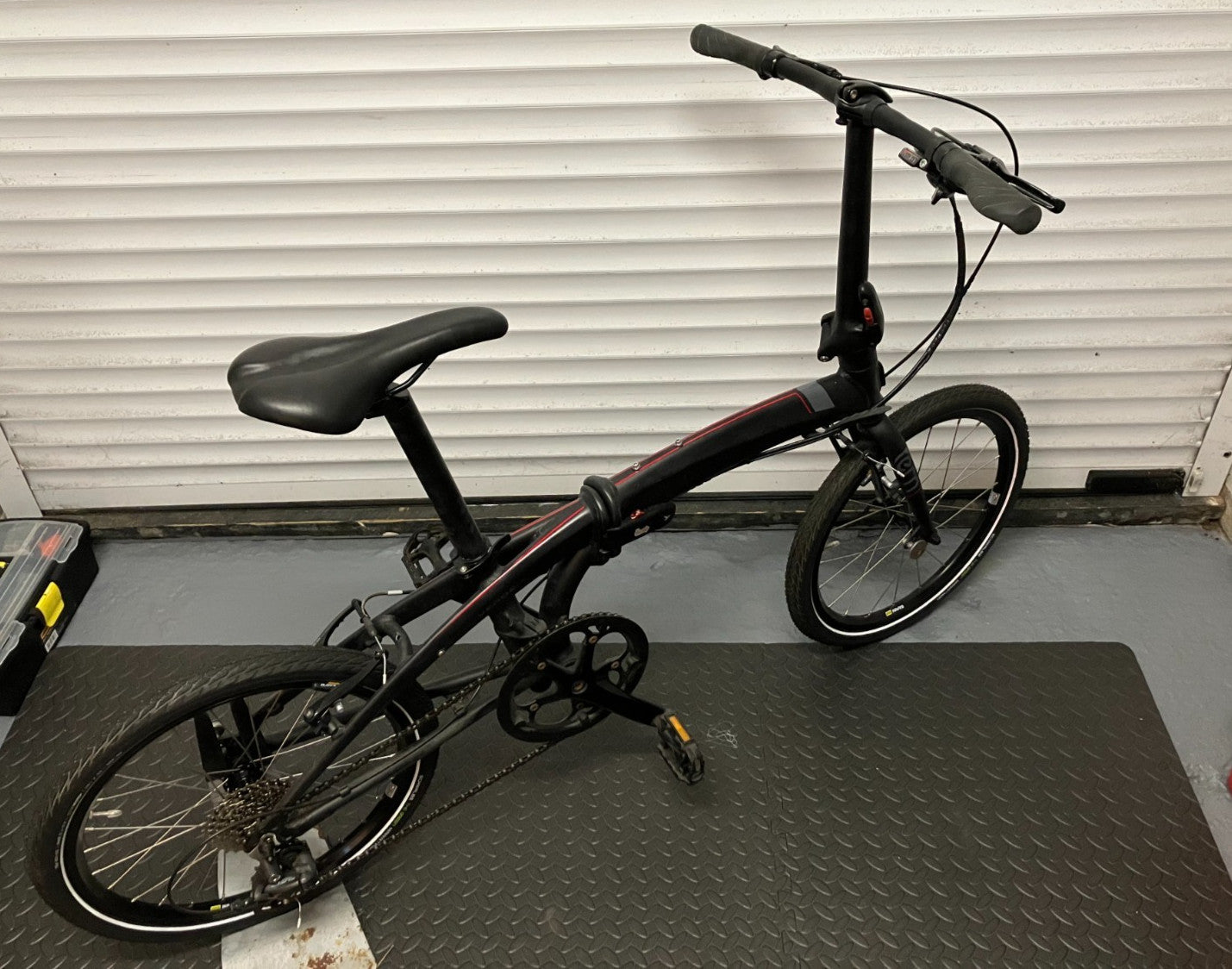 Tern Verge N8 folding bike, 20", black, 8 Speed