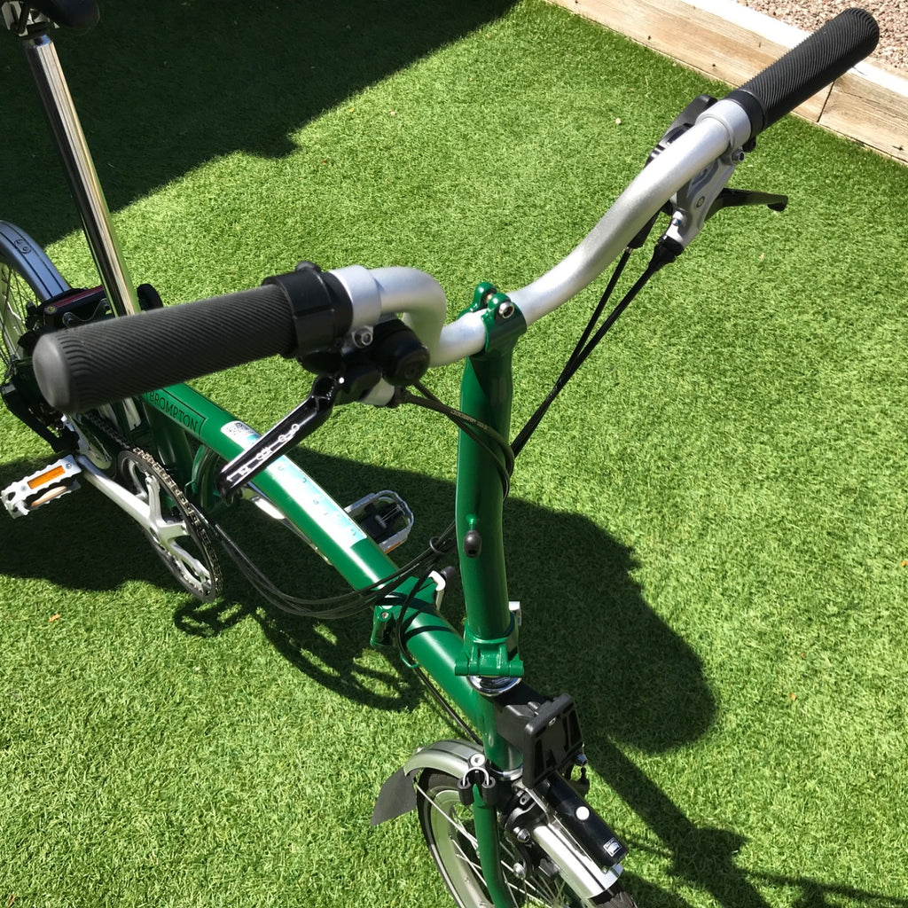 Brompton C Line folding bike 4 speed, dark green, excellent condition