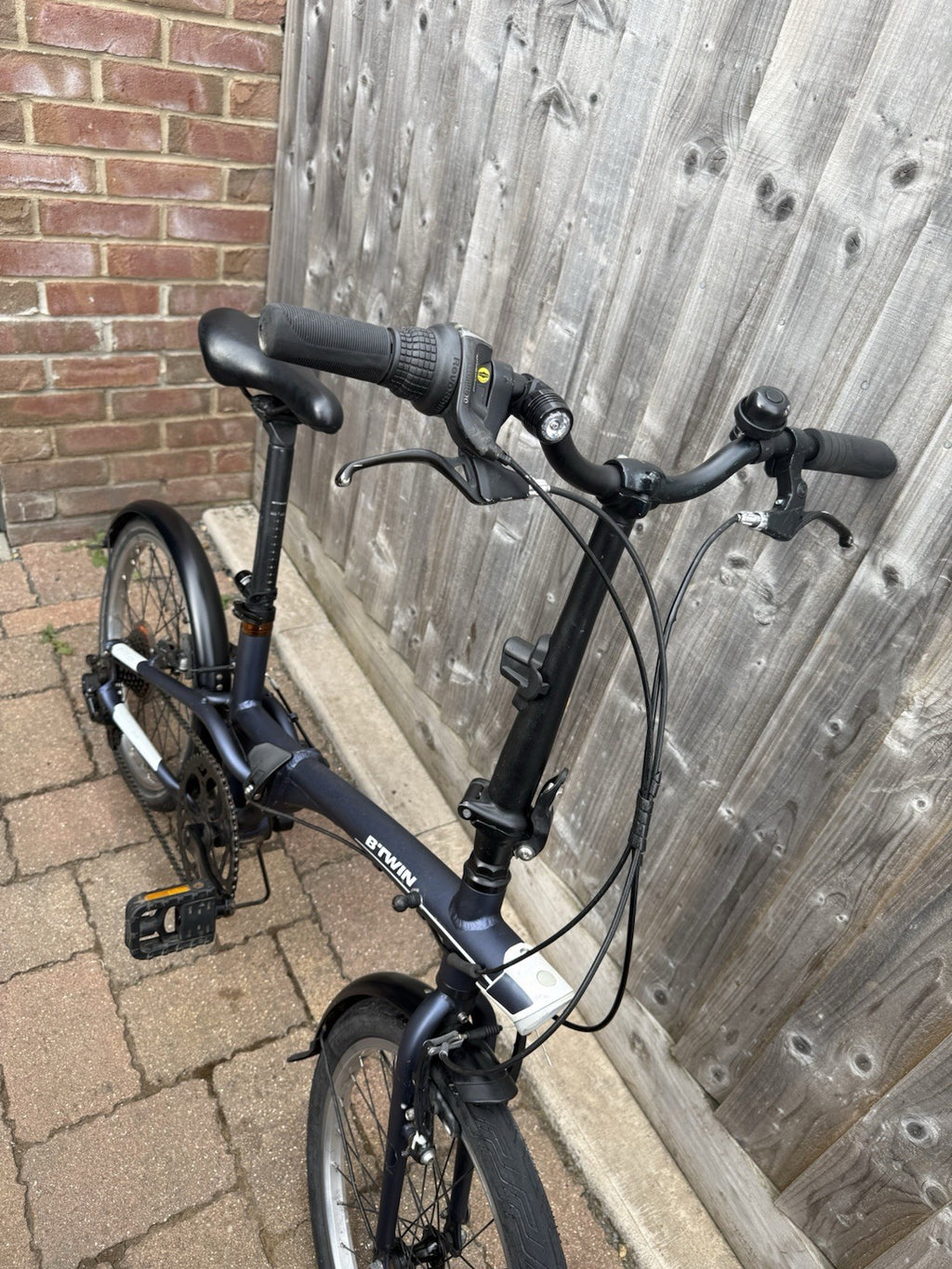 B’TWIN Tilt 500 Folding Bike – Compact 7-Speed Commuter 🚲