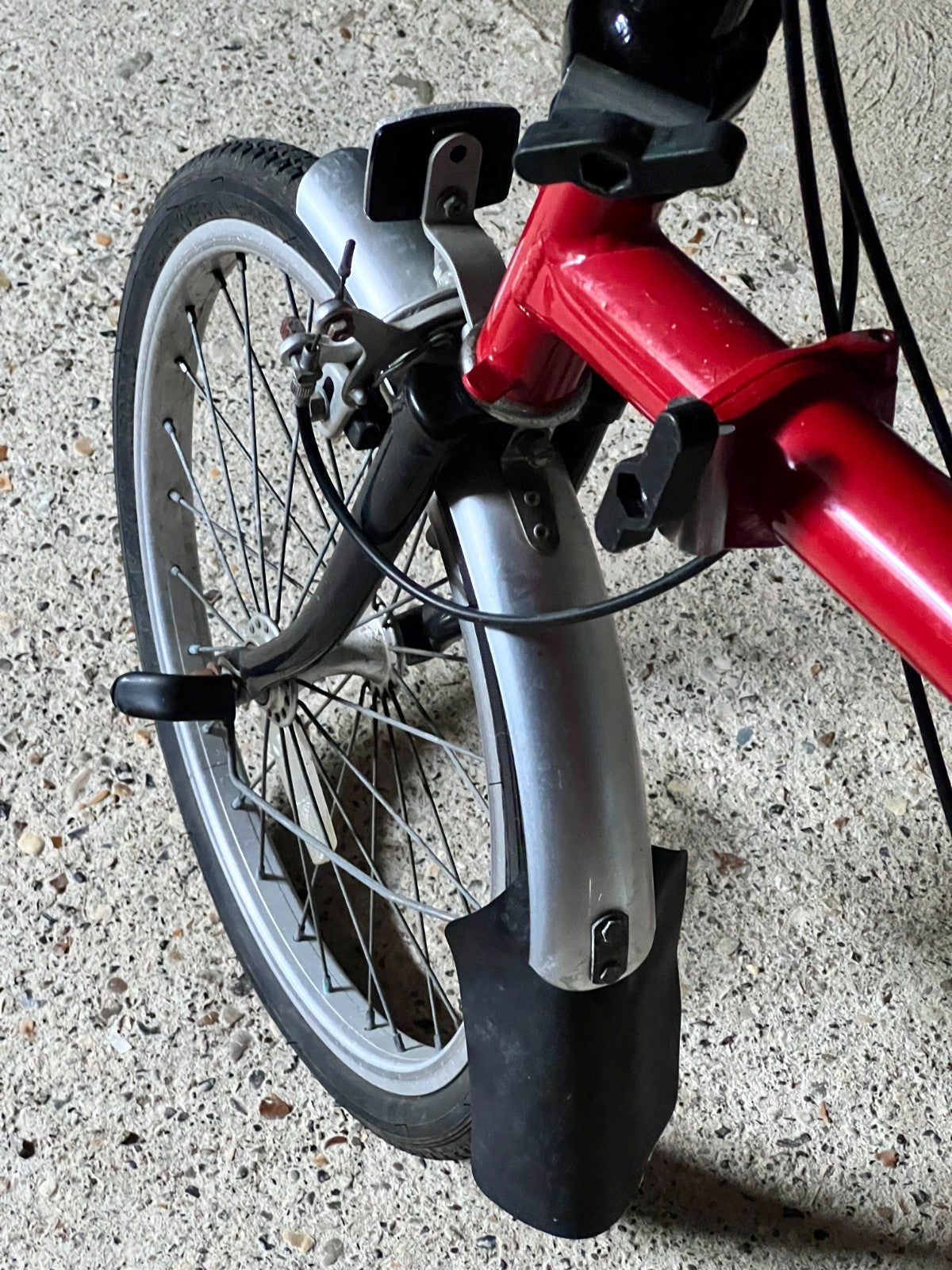 Brompton Vintage Folding Bike - Red - 1997 - Excellent Condition