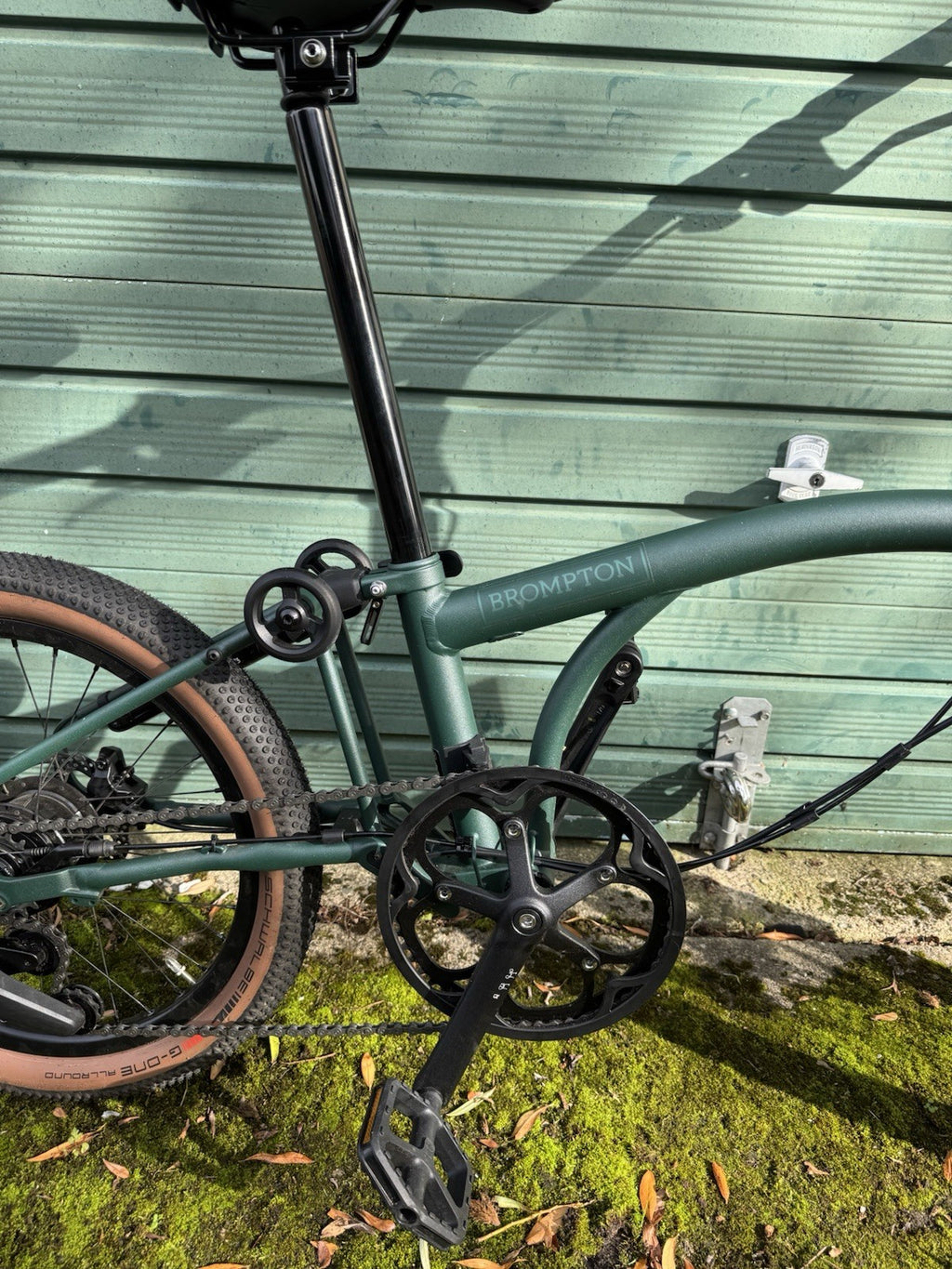 Brompton G-Line 8-Speed Folding Bike Forest Green Medium Frame Excellent Cond
