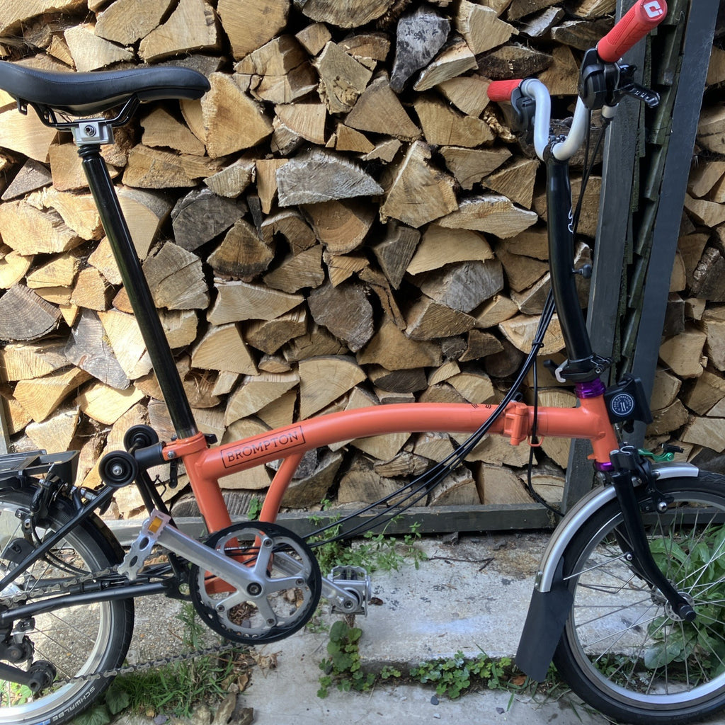 Brompton C Line Explore 2022 6 speed with rear rack