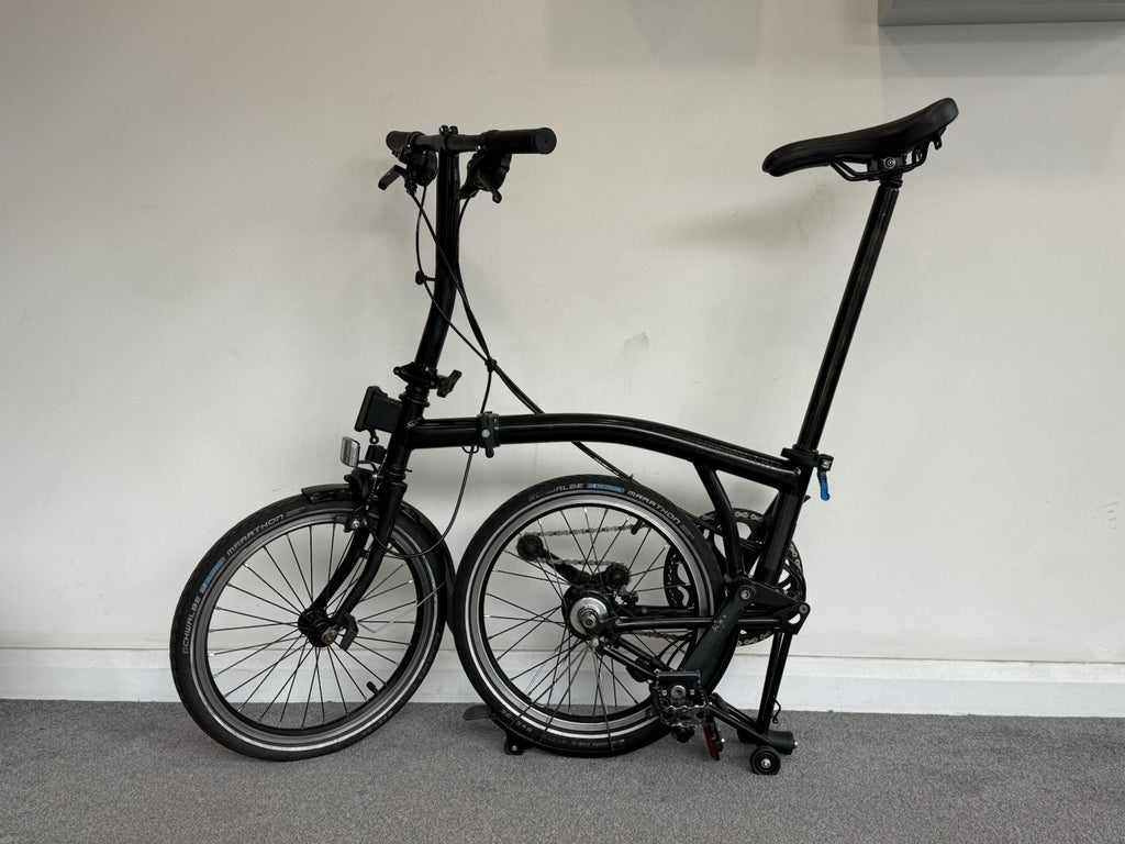 Brompton Folding Bike 6-Speed - C-Line Explore - Black Edition