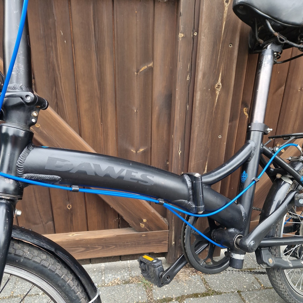 Dawes Jack Folding Bike, 20" Black 6 Speed 12.55 kg Light Weight