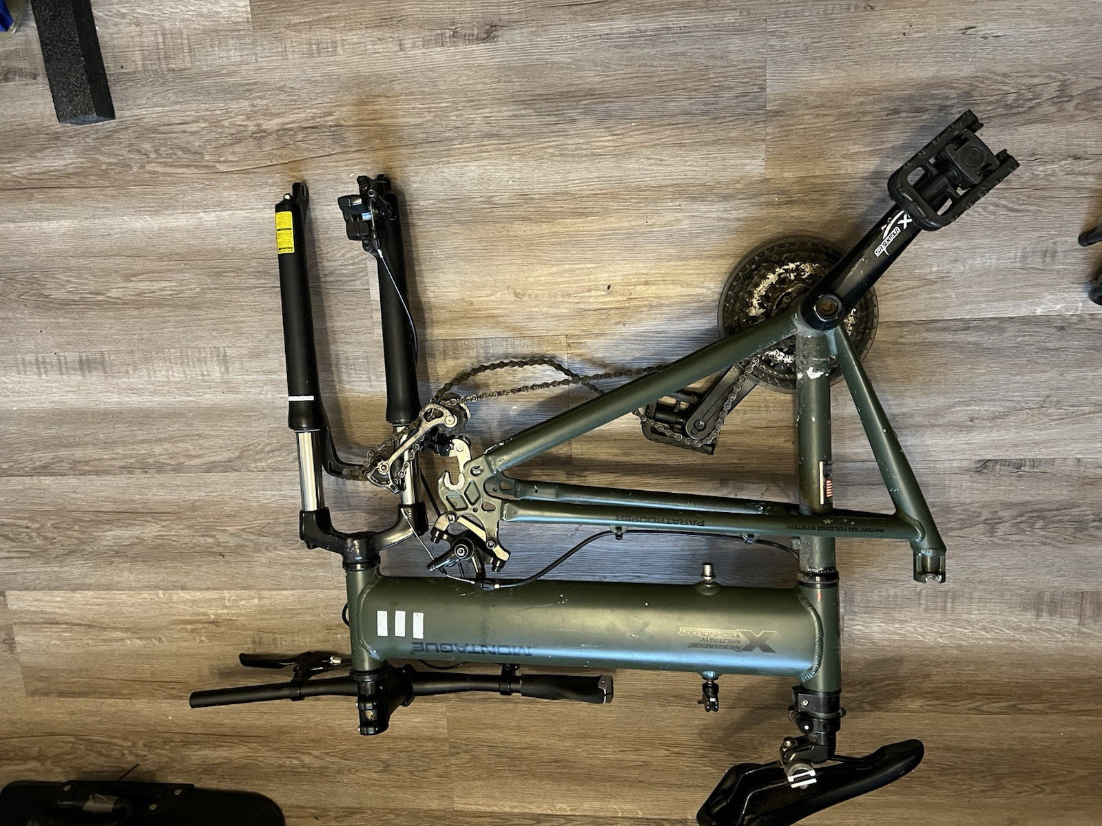 Montague Paratrooper Folding Mountain Bike Frame Only
