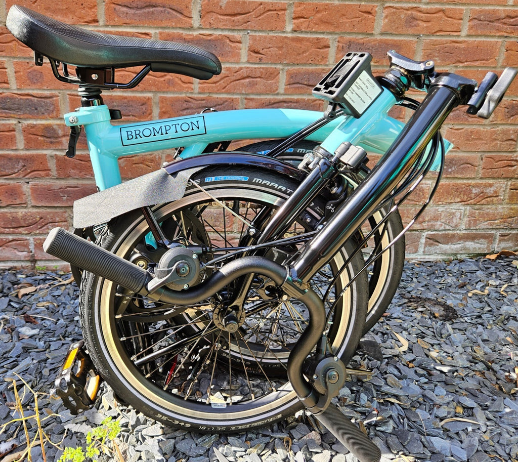Brompton C Line Explore M6L Black Edition Turkish Green Excellent