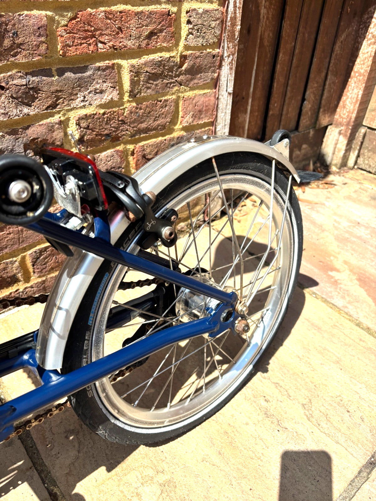 Brompton M6L Folding Bike - Blue - Good Condition