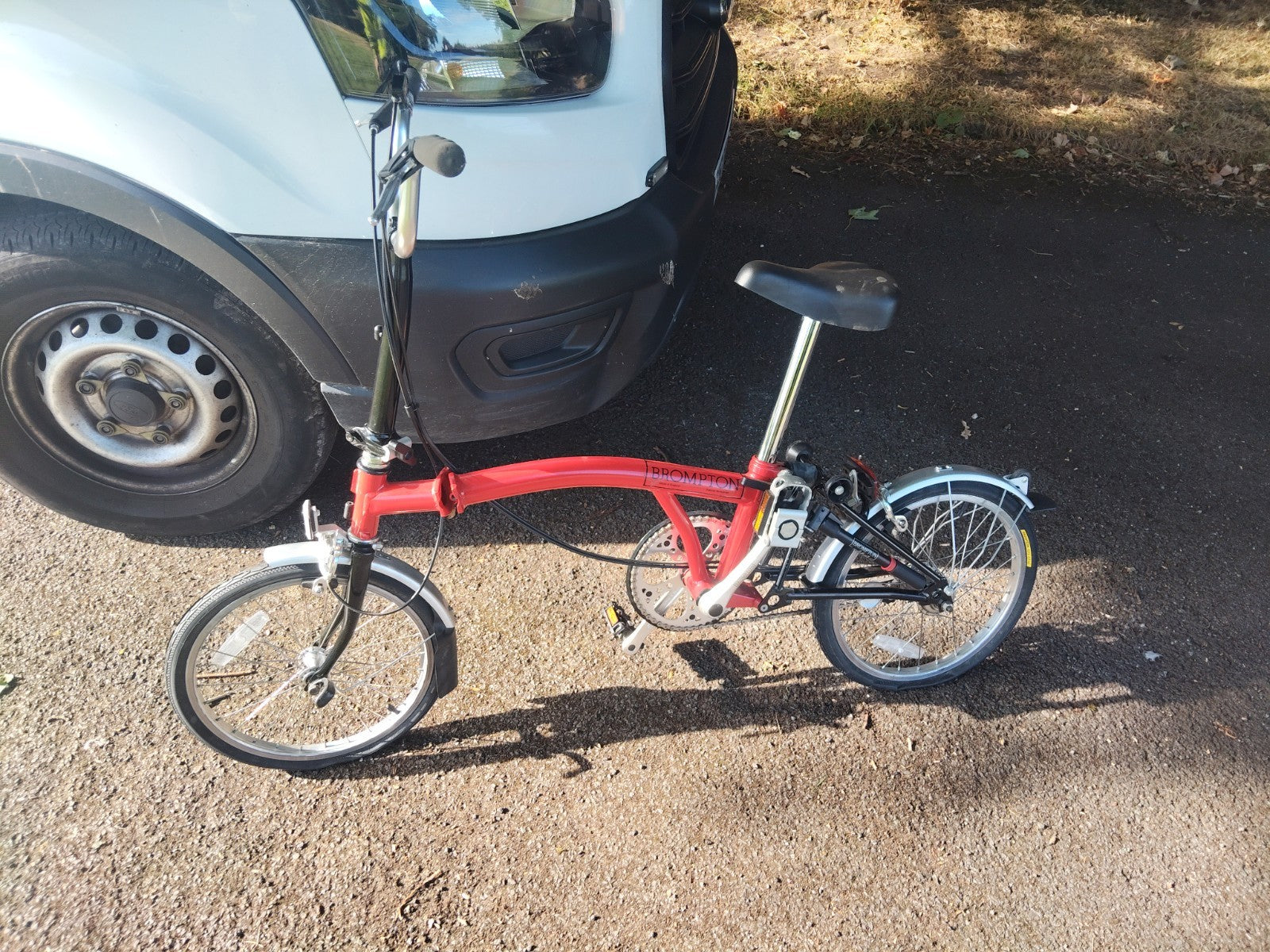 Brompton C Line M6R (6 Speed)  folding bicycle - Red