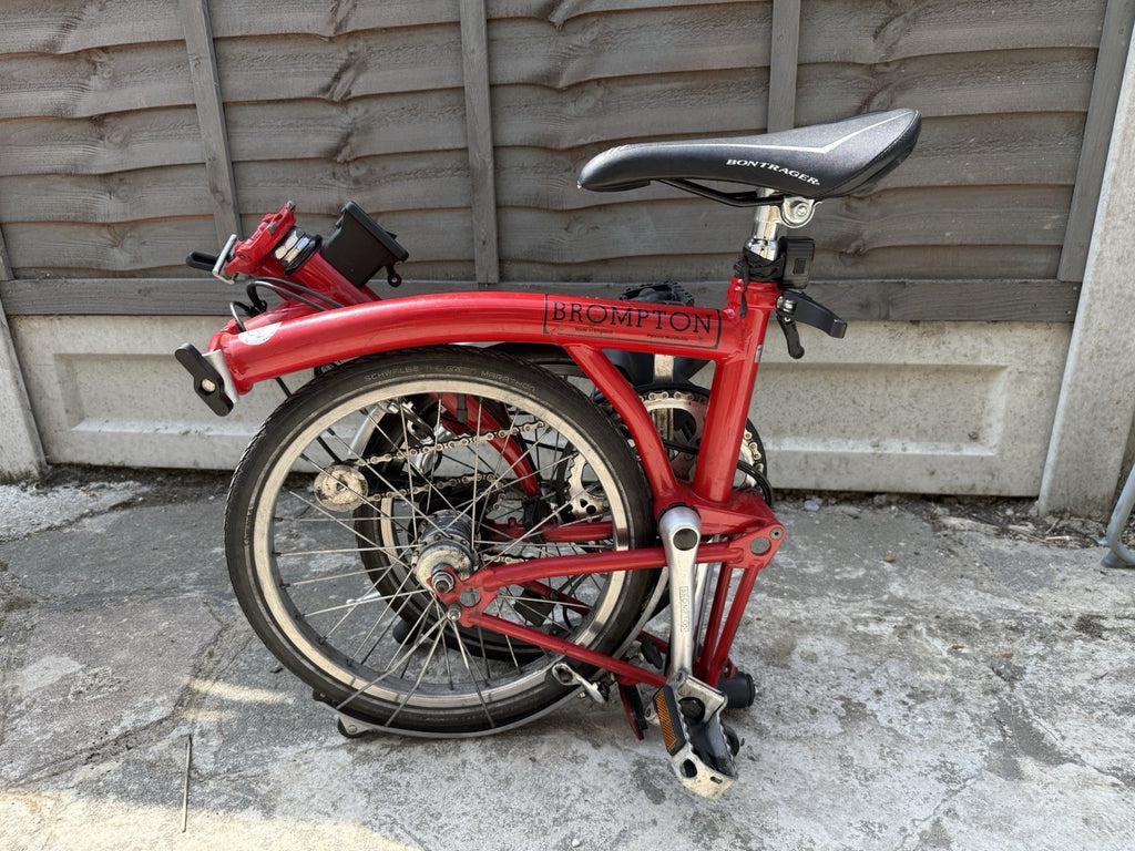 Brompton M3L Folding Bike - Red (3 Speed) - SE9 Collection Only