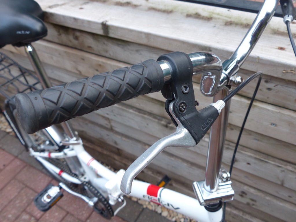 Activ Fold S folding single speed bike bicycle with additional rack White