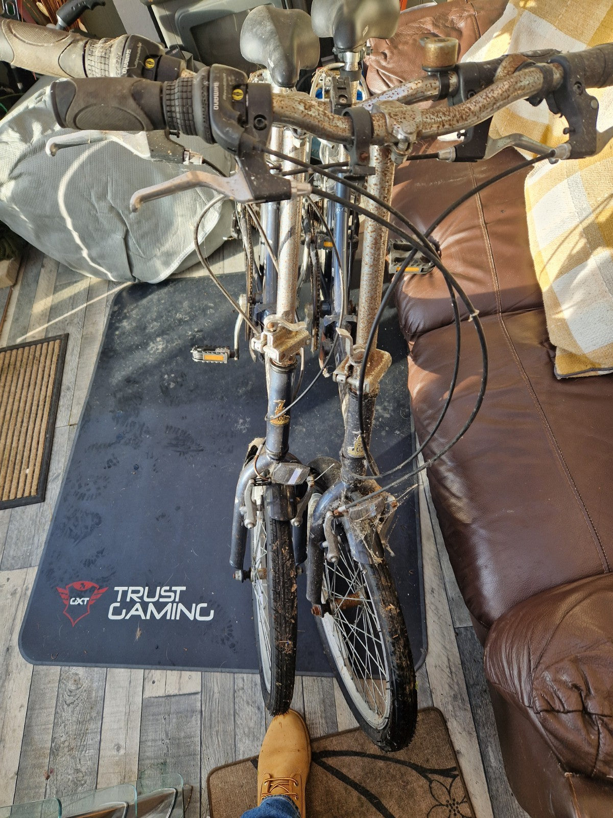 Raleigh Model EVO7 fold up bike x 2