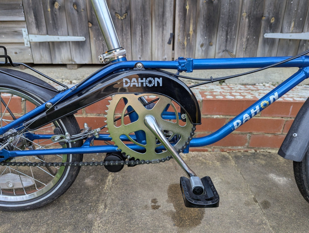 Vintage Dahon Classic III Folding Bike – 3-Speed Sturmey Archer (Blue)