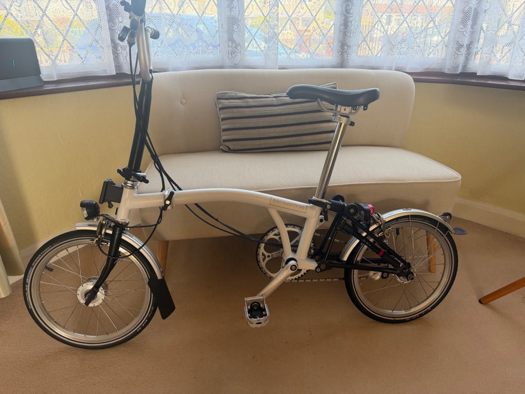brompton M3L folding bike used only a handful of times, special factory order..