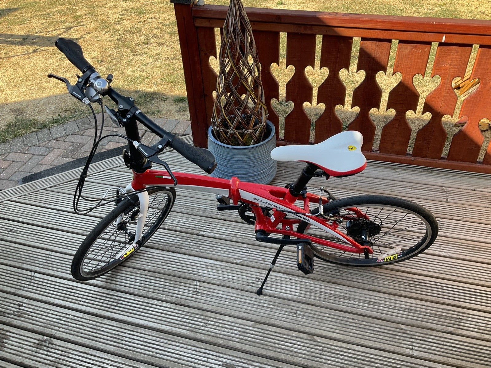 Ferrari Scuderia Red Folding Bike