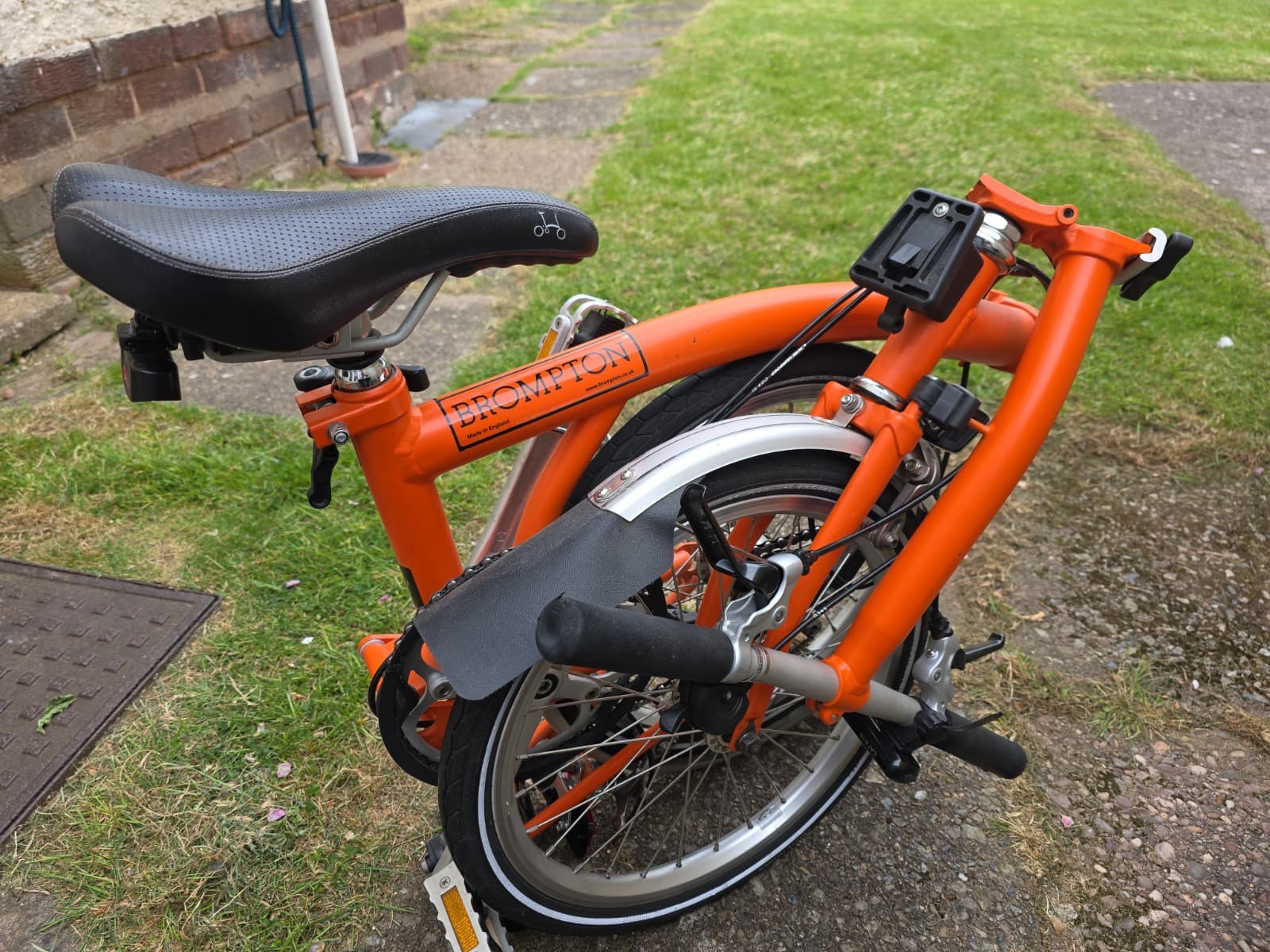 Brompton M6L Folding Bike - Orange Speed