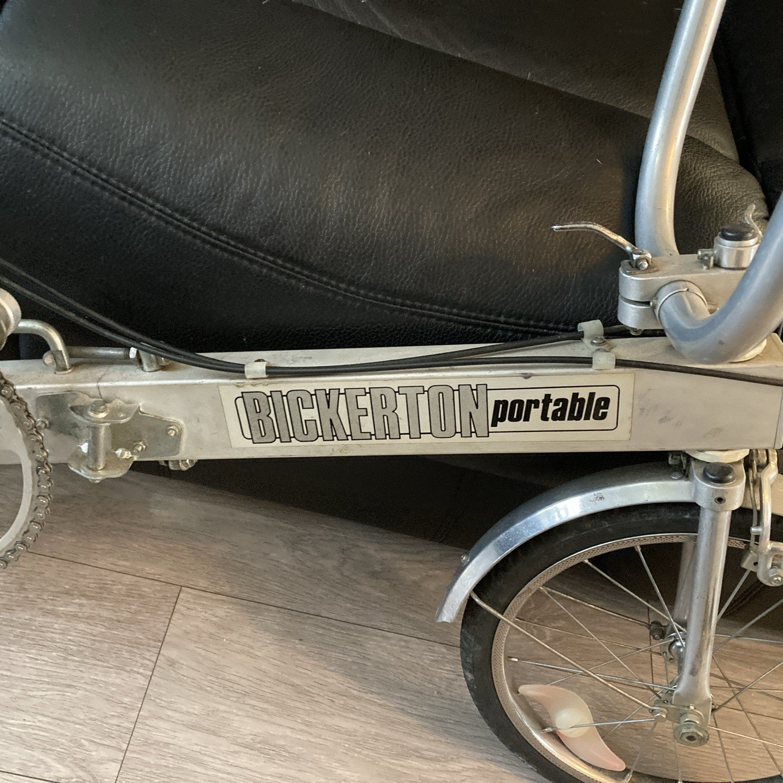 Bickerton Portable Folding Bicycle 3-Speed Classic 1970s Vintage Aluminium Bike