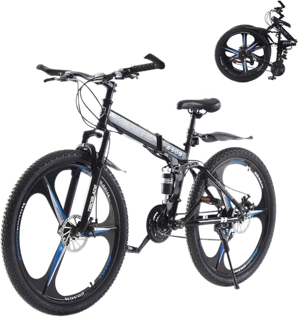 TRIOBLADE 27.5 INCH FOLDABLE MOUNTAIN BICYCLE FOR ADULTS