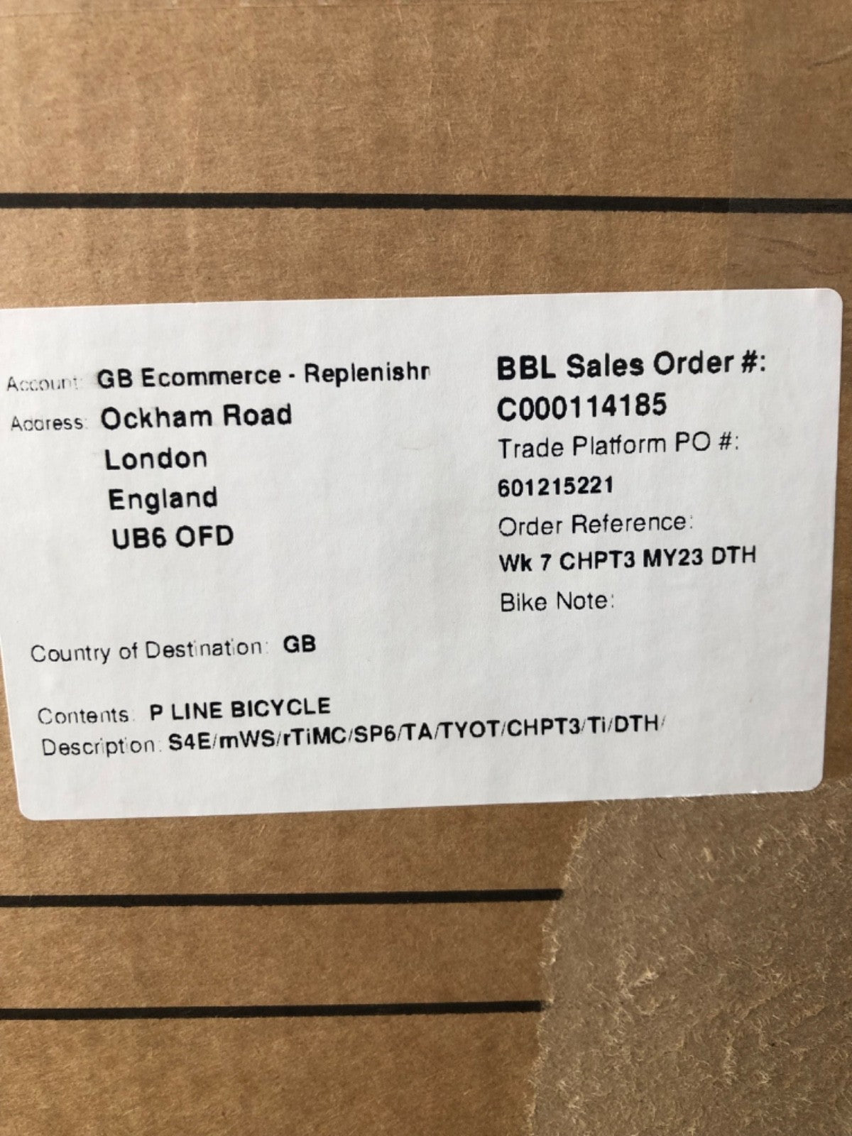 Brompton x CHPT3 V4 Limited Edition Folding Bike. Brand New in Box