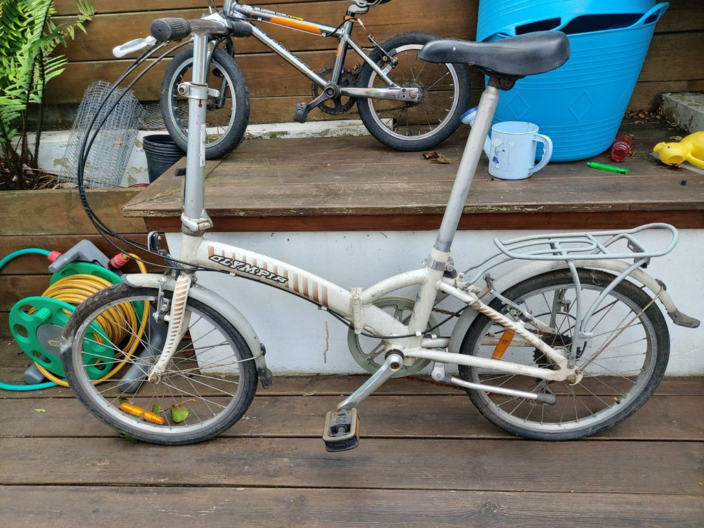 Vintage Italian Folding Bike (Olympia Cicli):  A Little Rust, A Lot of Character