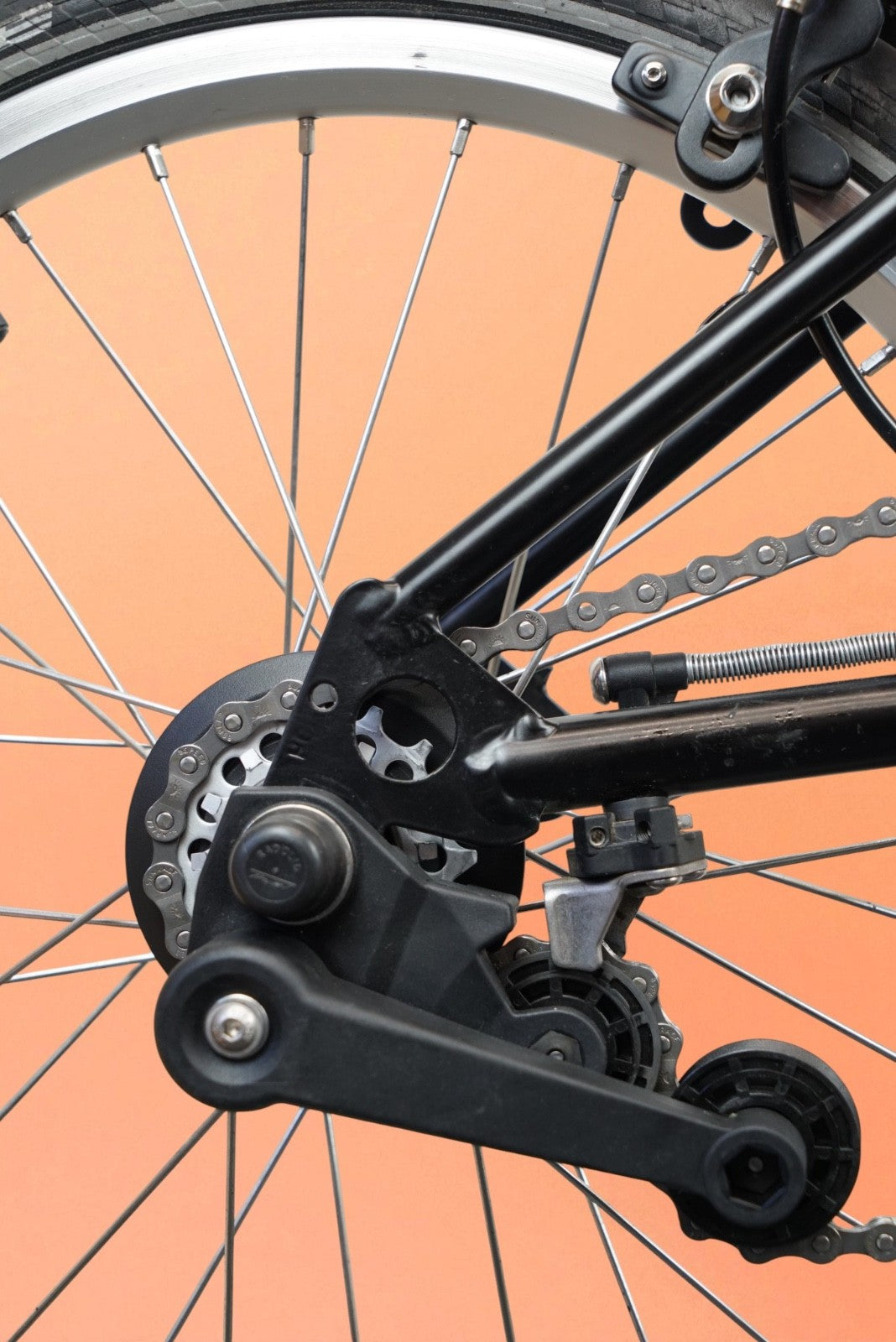 Brompton S2E (C Line) - Red & Black