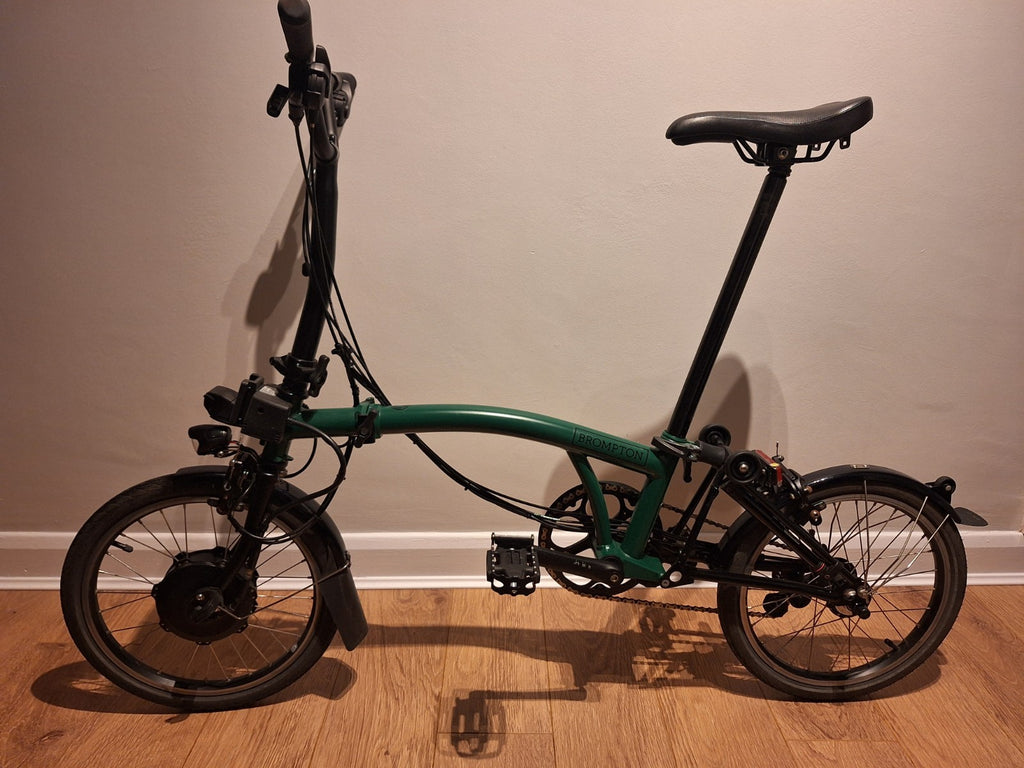 Brompton Electric C Line 6-Speed Racing Green