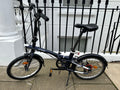 Btwin Tilt 500 Folding Bike – 2020 Model 7-Speed Dark Blue Excellent Condition