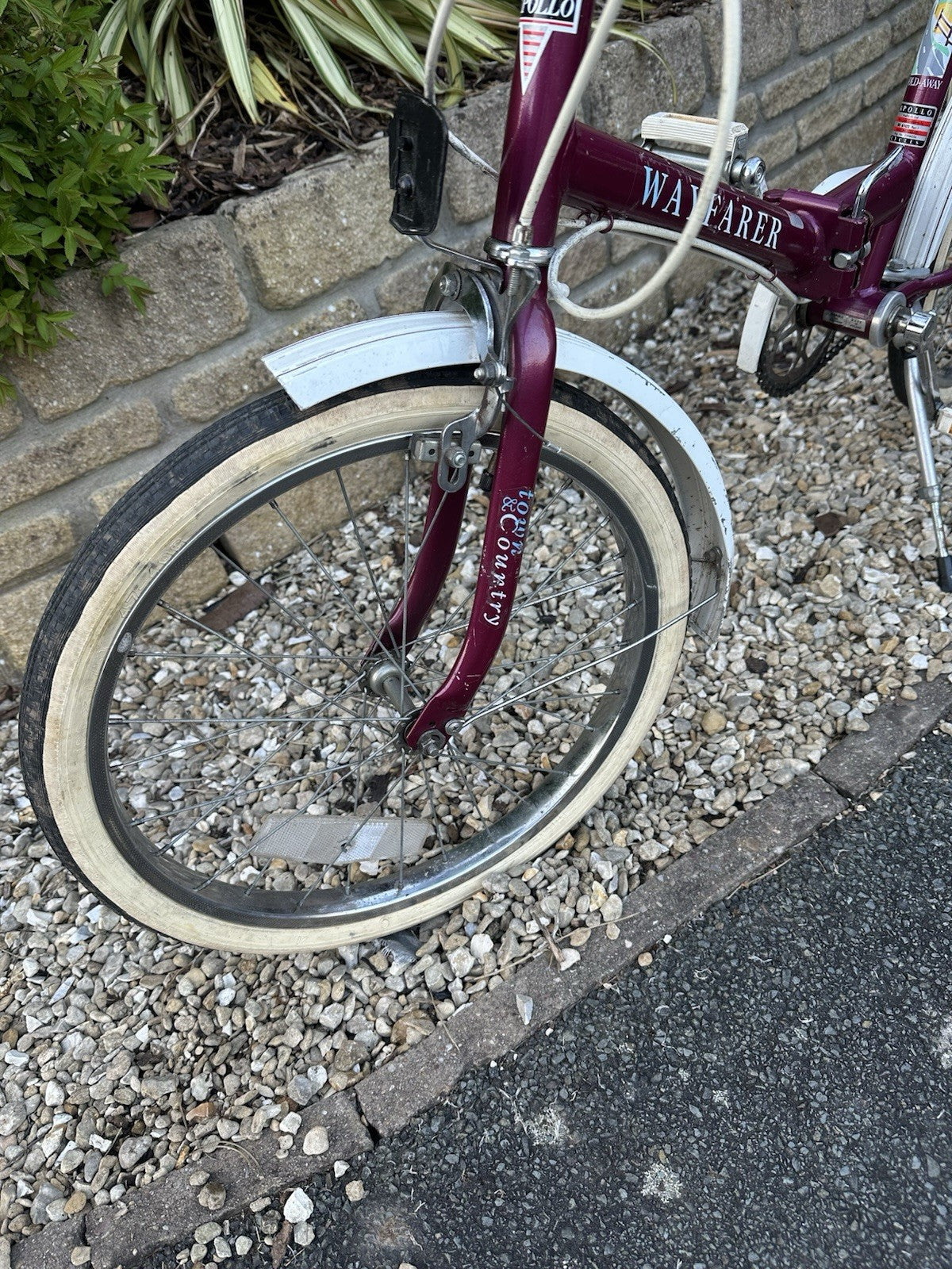 Raleigh Shopper Bike Vintage 80s 20-inch Non-Folding Wheels