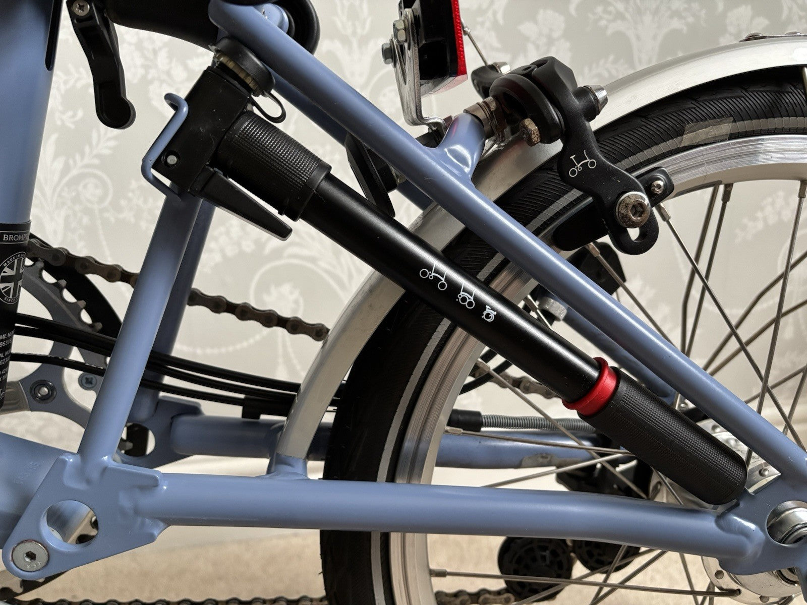 Brompton C Line 6 Speed H6L Folding bicycle in Cloud Blue - Test Ridden Only