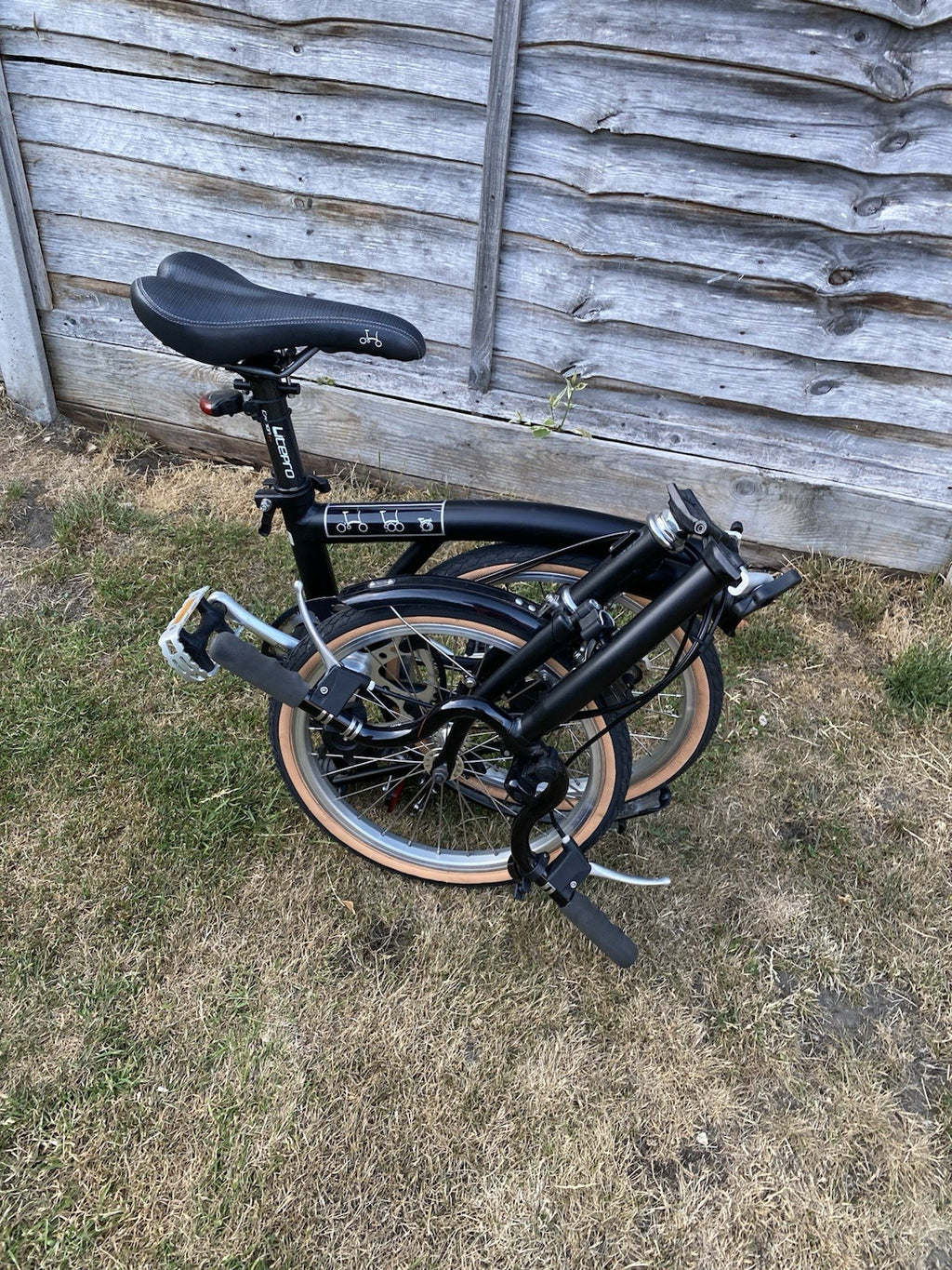 Brompton 3-Speed Black Foldable Bicycle