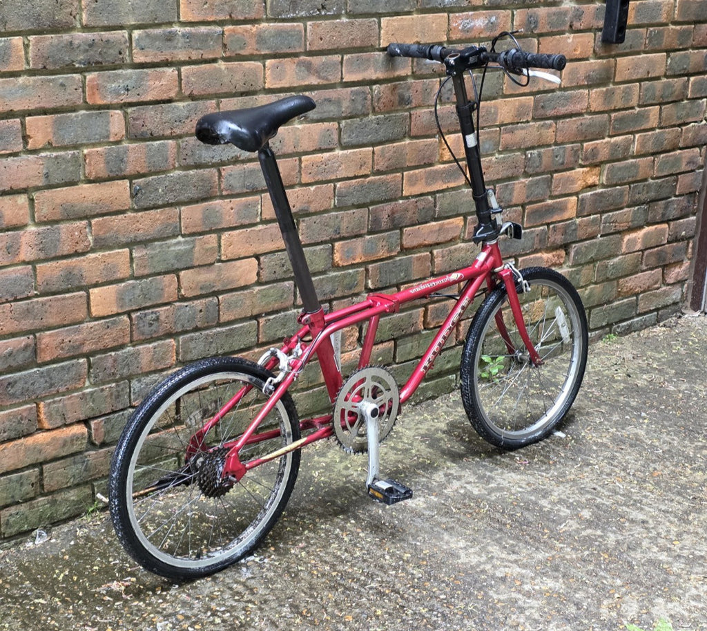 RARE* VINTAGE RUDGE TRANSPORT 7 FOLD UP BIKE BICYCLE (RESTORATION PROJECT)