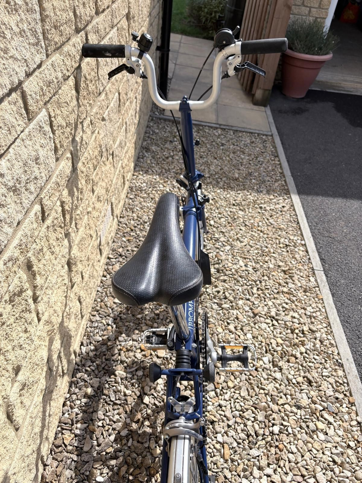 Brompton Folding Bike, 3-speed, M-bar
