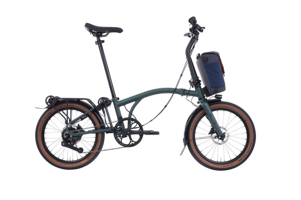 Brompton G Line -e- With Roller Frame Forest Green Medium