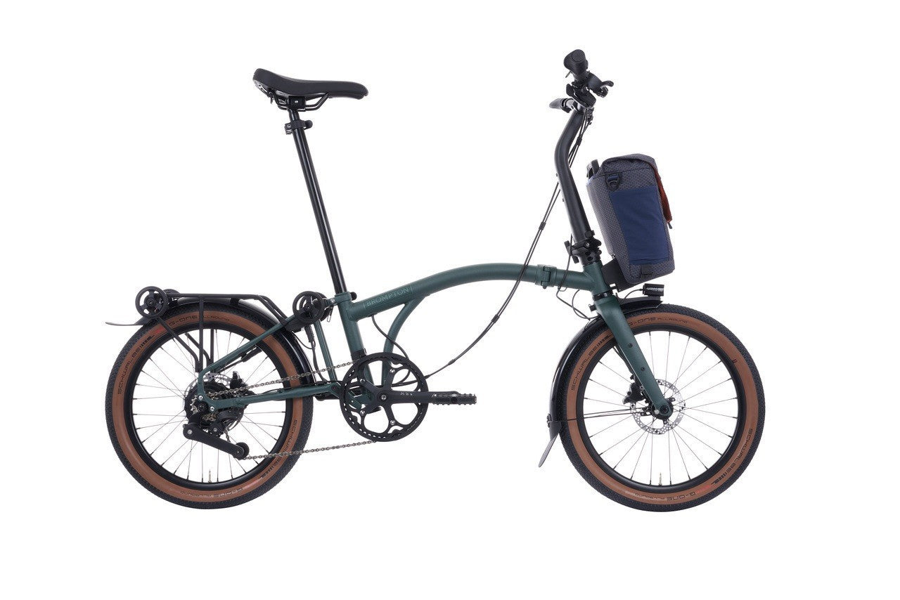Brompton G Line -e- With Roller Frame Forest Green Medium
