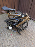 Brompton P Line Explore Mid Bar 12 Speed - Bronze Sky