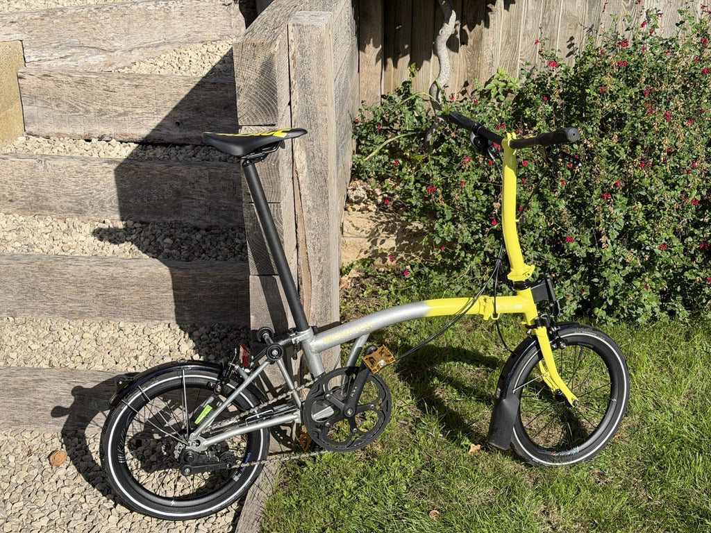 Brompton Palace Special Edition with upgrades. 2 speed, mudguards