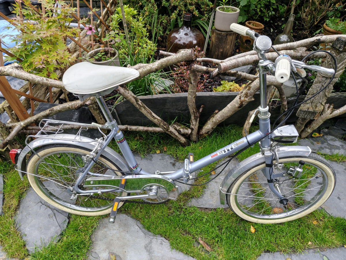 Pair Of Quality 1980s Retro Folding Bicycles ELITE brand German Made