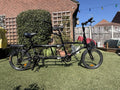 Ecosmo 20 Inch Wheel Folding Tandem Bicycle Bike Black