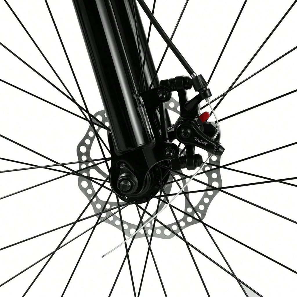 26 in Folding Mountain Bike 21-Speed MTB Bicycle Full Suspension Disc Brake Bike