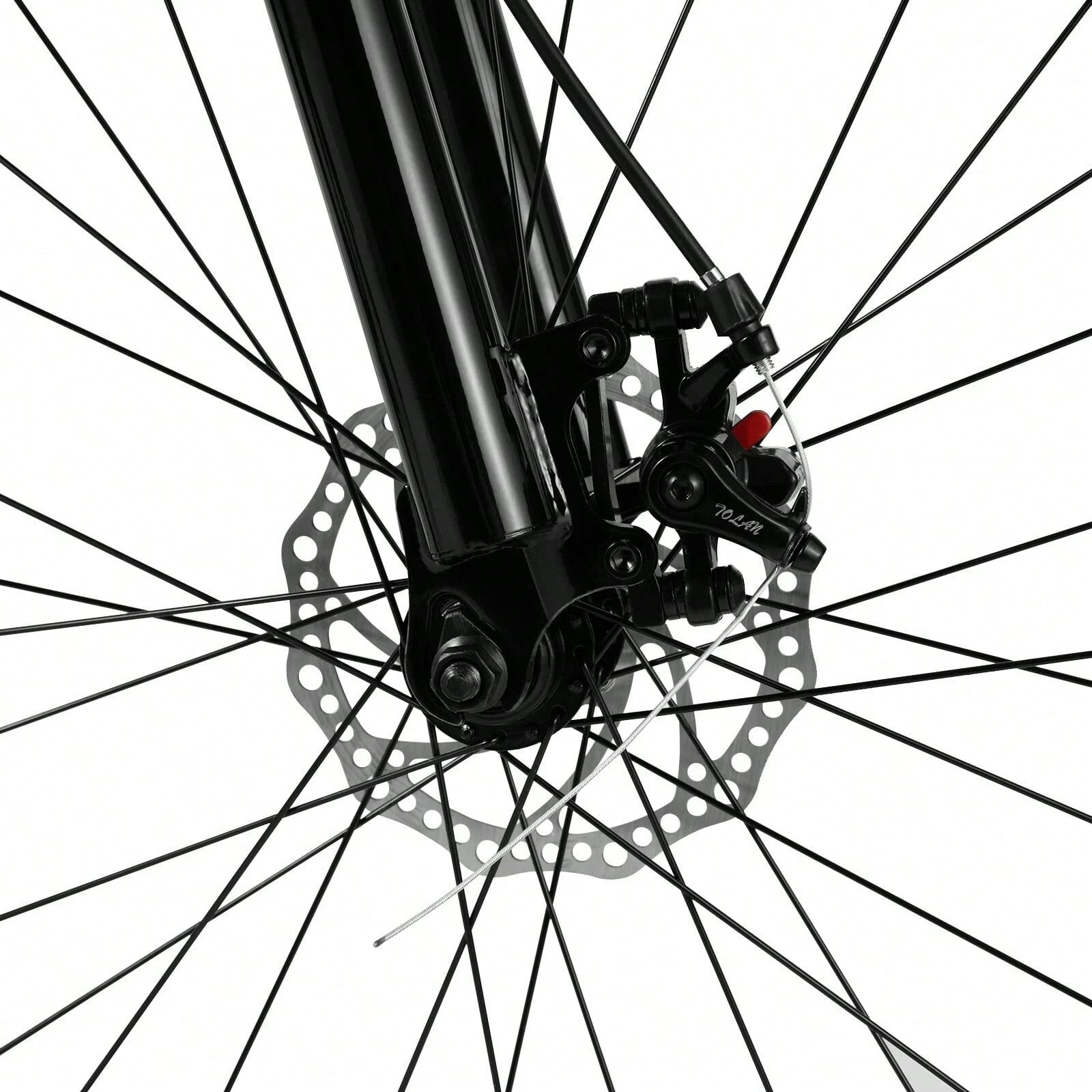 26 in Folding Mountain Bike 21-Speed MTB Bicycle Full Suspension Disc Brake Bike