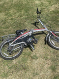 Ammaco Pakka Lite 20 Inch  silver folding bike