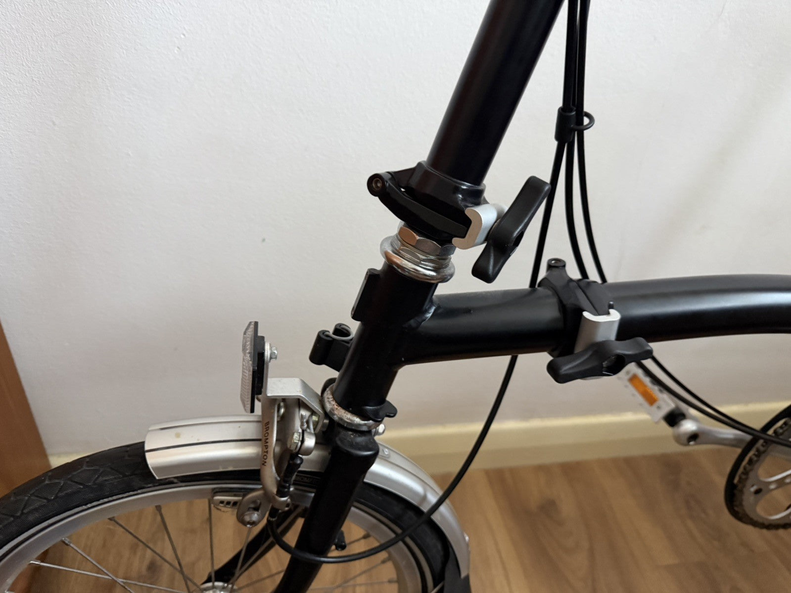 Brompton C Line M3L (3 Speed)  folding bicycle - Black