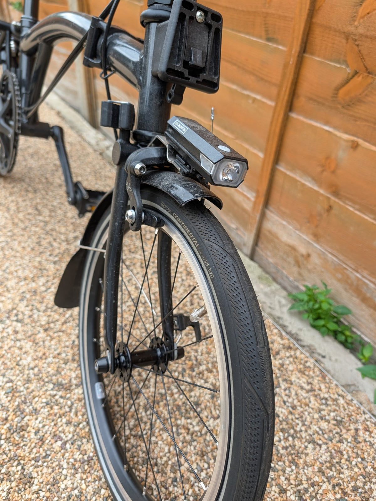 Brompton P Line 2023 Urban 4-Speed Black with Roller Frame