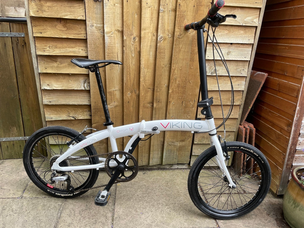 Viking Omiga Shimano 8 speed folding bicycle with 20" wheels + upgrades