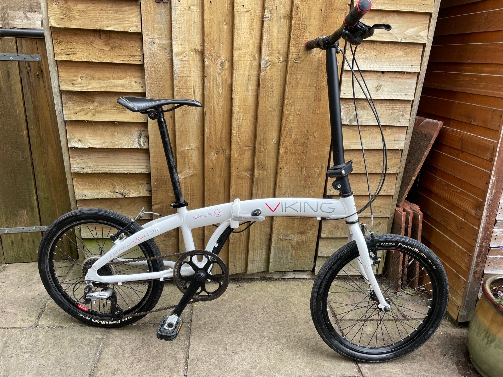 Viking Omiga Shimano 8 speed folding bicycle with 20" wheels + upgrades