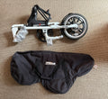 STRiDA 18 Folding Bike 16in Wheels White/Black w/ Carry Bag & Lights