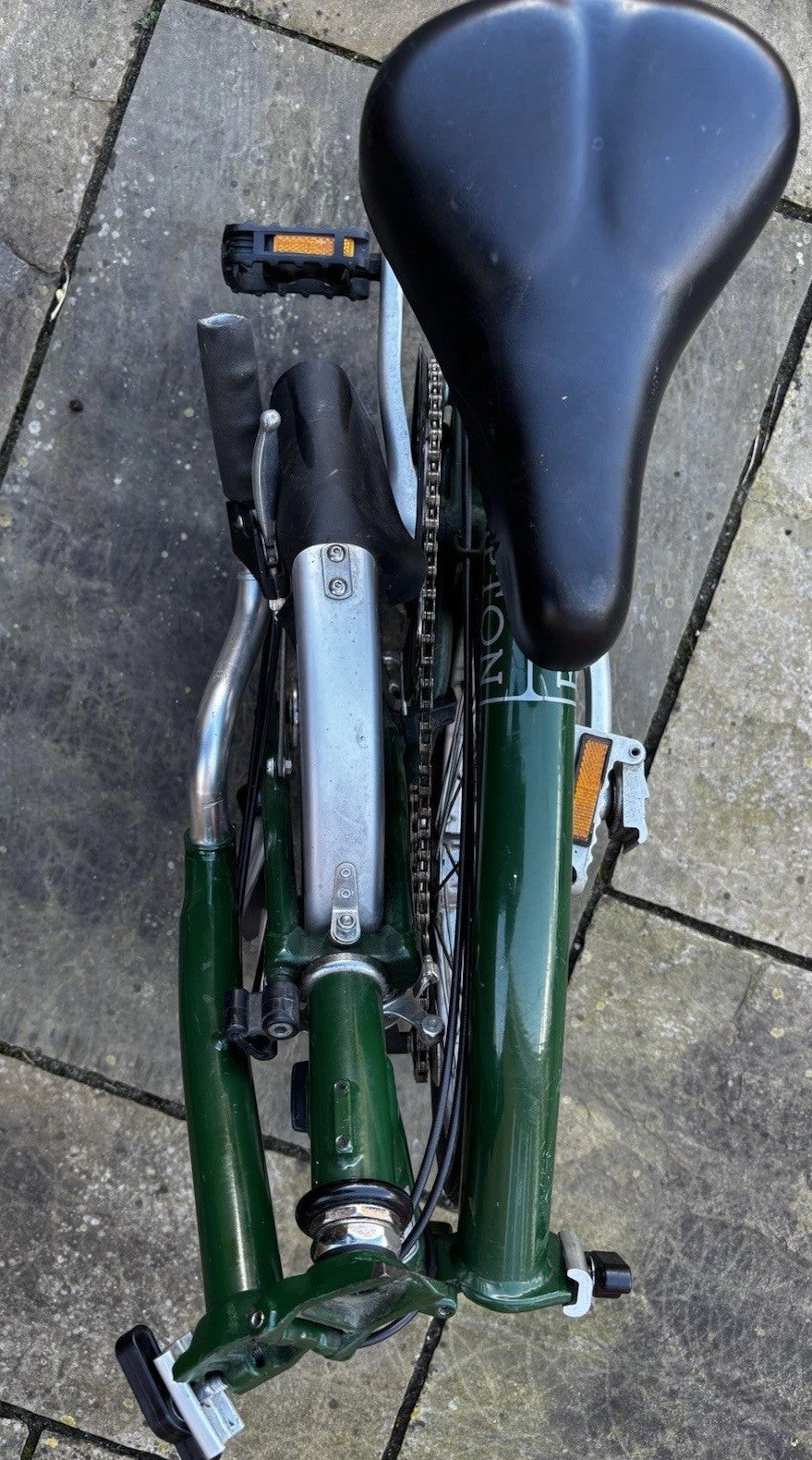 Brompton Folding Bike 3-Speed racing  green great condition
