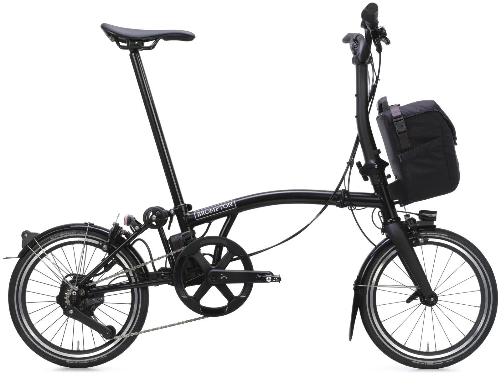 Brompton Ele ctric P Line 2026 4 Speed folding bike Matt Black M bar, New System
