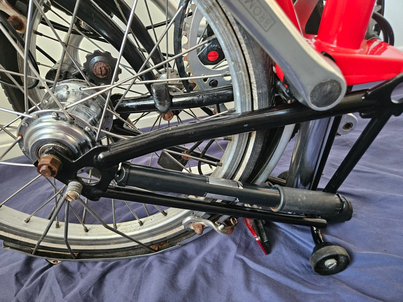 Brompton Vintage Project for restoration - Red - 1997