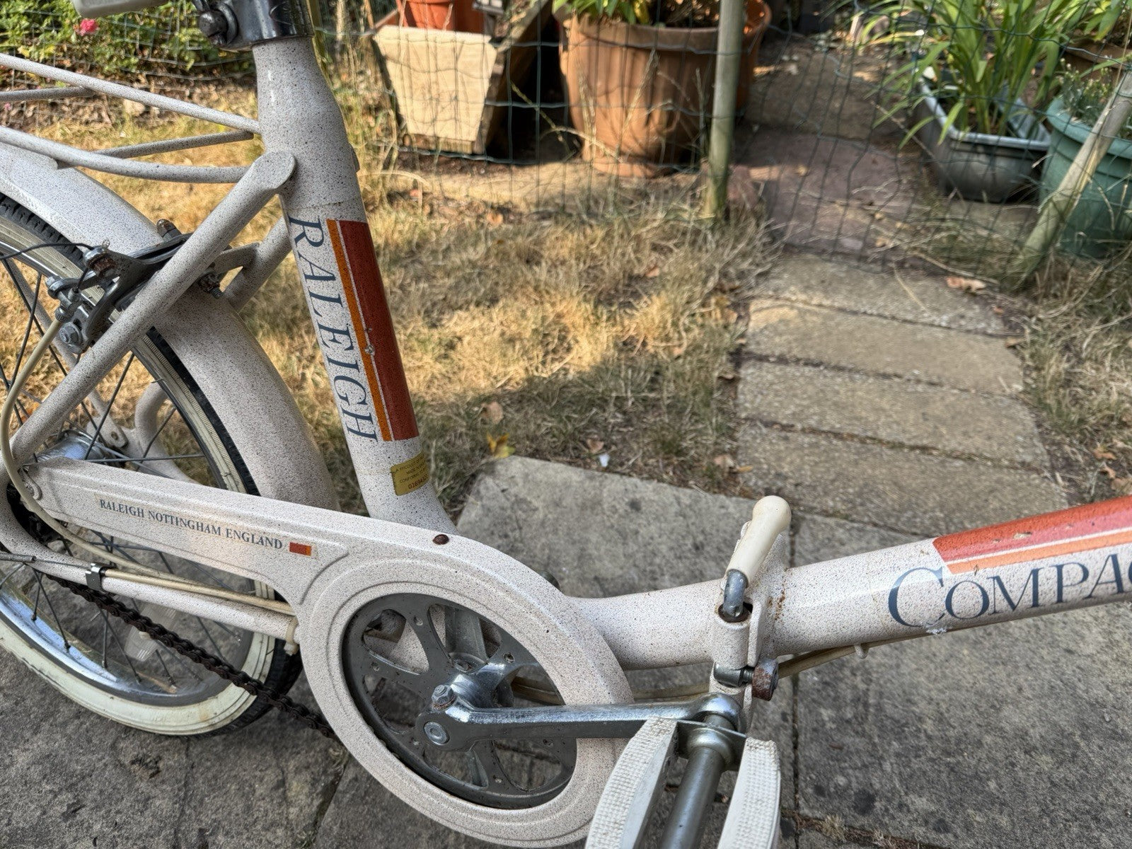 The Raleigh compact folding bike