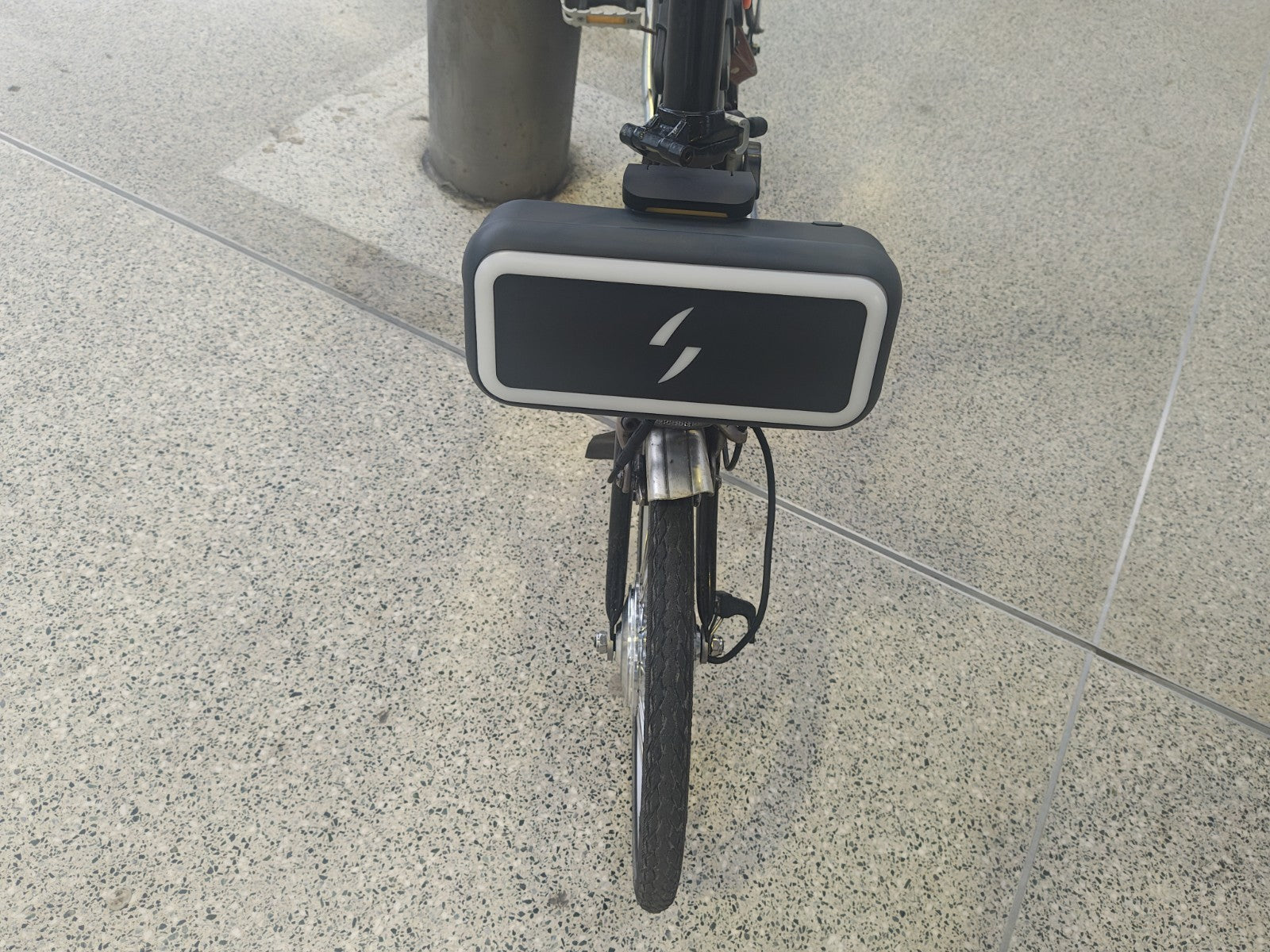 Brompton C Line Folding Bicycle Fitted With Swytch Max